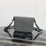 Prada Embleme Shoulder Bag In Grey Saffiano Leather 