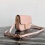 Prada Embleme Shoulder Bag In Poudre Saffiano Leather 