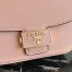 Prada Embleme Shoulder Bag In Poudre Saffiano Leather 