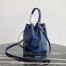 Prada Bucket Bag In Blue Saffiano Leather 