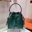 Prada Bucket Bag In Green Saffiano Leather 