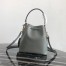 Prada Bucket Bag In Grey Saffiano Leather 