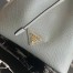 Prada Bucket Bag In Grey Saffiano Leather 