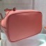 Prada Bucket Bag In Pink Saffiano Leather 
