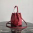 Prada Bucket Bag In Red Saffiano Leather 