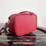 Prada Bucket Bag In Red Saffiano Leather 