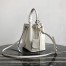 Prada Bucket Bag In White Saffiano Leather 