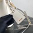 Prada Bucket Bag In White Saffiano Leather 