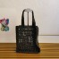 Prada Small Crochet Tote in Black Raffia-effect Yarn