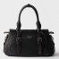 Prada Large Tote Bag in Black Buckskin