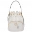 Prada Bucket Bag In White Calfskin 1BH038