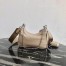Prada Re-Edition 2005 Shoulder Bag In Beige Nylon 