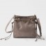 Prada Bonnie Mini Shoulder Bag in Grey Calfskin