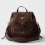 Prada Explore Medium Backpack in Sienna Nappa Leather