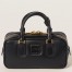 Miu Miu Arcadie Medium Bag in Black Leather