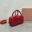 Miu Miu Arcadie Medium Bag in Red Leather