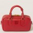 Miu Miu Arcadie Medium Bag in Red Leather