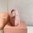 Miu Miu Wander Hobo Bag in Powder Pink Matelasse Leather