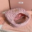 Miu Miu Wander Hobo Bag in Powder Pink Matelasse Leather