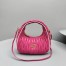 Miu Miu Wander Hobo Bag in Fuchsia Matelasse Nappa Leather