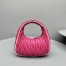 Miu Miu Wander Hobo Bag in Fuchsia Matelasse Nappa Leather