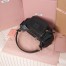 Miu Miu Pocket Shoulder Bag in Black Nappa Leather