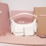 Miu Miu Pocket Shoulder Bag in White Nappa Leather