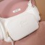 Miu Miu Pocket Shoulder Bag in White Nappa Leather