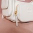 Miu Miu Pocket Shoulder Bag in White Nappa Leather