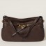 Miu Miu Aventure Medium Shoulder Bag in Briarwood Nappa Leather