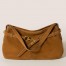 Miu Miu Aventure Medium Shoulder Bag in Brown Suede Leather