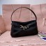 Miu Miu Aventure Small Shoulder Bag in Black Nappa Leather