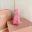 Miu Miu Wander Hobo Mini Bag in Begonia Pink Matelasse Leather