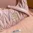 Miu Miu Wander Hobo Mini Bag in Powder Pink Matelasse Leather