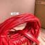 Miu Miu Wander Hobo Mini Bag in Red Matelasse Leather