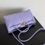 Bottega Veneta Andiamo Small East/West Bag in Lilas Intrecciato Lambskin