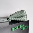 Bottega Veneta Andiamo Small East/West Bag in Sauge Intrecciato Lambskin