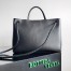 Bottega Veneta Medium Andiamo Bag in Black Smooth Calfskin
