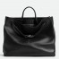 Bottega Veneta Large Andiamo Bag in Black Smooth Calfskin