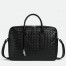 Bottega Veneta Getaway Briefcase in Black Intrecciato Calfskin