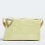 Bottega Veneta Cassett Bag In Lemon Wrinkled Calfskin