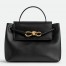 Bottega Veneta Ciao Ciao Small Bag in Black Calfskin