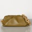 Bottega Veneta The Chain Pouch In Moutarde Calfskin