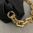 Bottega Veneta The Chain Pouch In Black Calfskin
