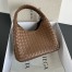 Bottega Veneta Campana Medium Bag in Nocciola Intrecciato Lambskin