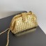 Bottega Veneta Small Lauren 1980 Bag in Gold Intrecciato Lambskin