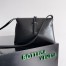 Bottega Veneta Small Liberta Bag in Black Calfskin