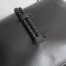 Bottega Veneta Small Liberta Bag in Black Calfskin
