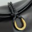 Bottega Veneta Medium Liberta Bag in Black Calfskin