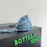 Bottega Veneta Concert Pouch in Lunar Intrecciato Lambskin